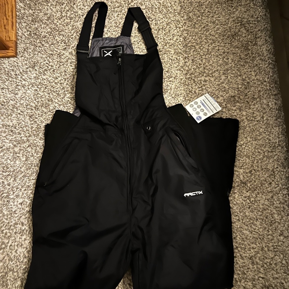 Arctix Mens Black Snow Bib